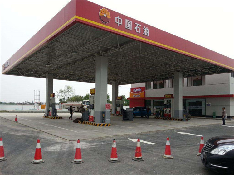 邹城加油站钢结构网架案例20